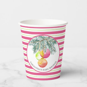 Weihnachts Thema Baby Dusche Papier Cups Pappbecher