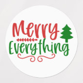 Weihnachts-Thema: Combo Etiketten (Design 2)