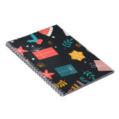 Weihnachts-Thema fesive Saison Geschenk Niedlich Notizblock (Rechte Seite)