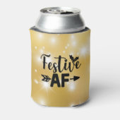 Weihnachts Thema "Festive AF" kann kühler Dosenkühler (Kanne Rückseite)