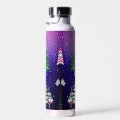 Weihnachts-Thema Glitzy Water Flasche (Rechts)