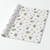 Weihnachts-Thema neutrale Pine-Geschenk Geschenkpapier (Ungerollt)