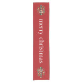 Weihnachts-Thema Nutcracker Kurzer Tischläufer (Vorderseite)