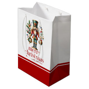 Weihnachts-Thema Nutcracker Mittlere Geschenktüte