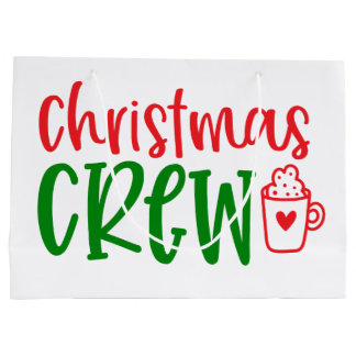 Weihnachts-Thema: Weihnachten-Crew Große Geschenktüte