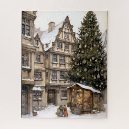 Weihnachts-Thema Winterschnee | Puzzle