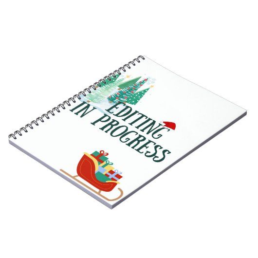 Weihnachts-Themed Edition im Progress-Notebook Notizblock (Linke Seite)
