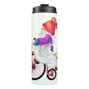 Weihnachts-Thermal-Tumbler-Gnom mit Geschenken Thermosbecher