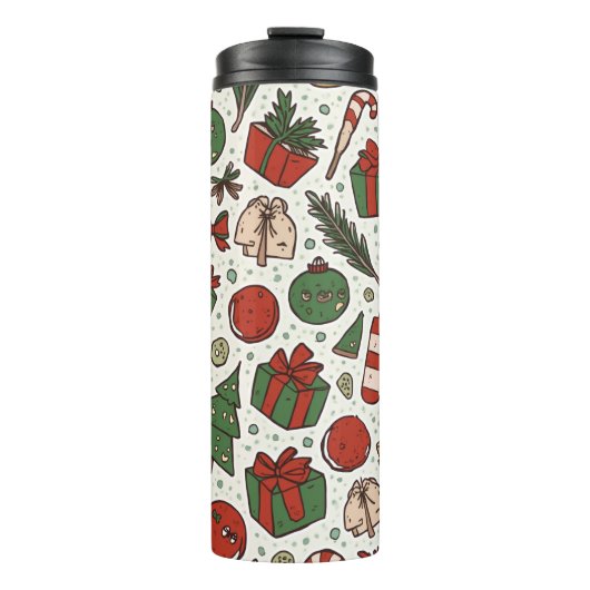 Weihnachts-Thermal-Tumbler Thermosbecher (Vorderseite)