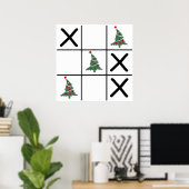 Weihnachts-Tic-Tac-Toe Poster (Heimbüro)