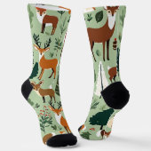 Weihnachts-Tier-Socken Socken (Gewinkelt)