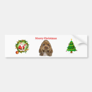 Weihnachts-Tiere Autoaufkleber