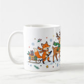 Weihnachts-Tiere-Parade Kinder-Tasse Kaffeetasse (Links)