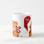 Weihnachts-Tiger Kaffeetasse (Mittel)