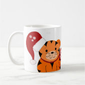 Weihnachts-Tiger Kaffeetasse (Links)