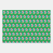 Weihnachts-Tiger-Wrapping Paper Set 3 Blätter (Vorderseite 3)