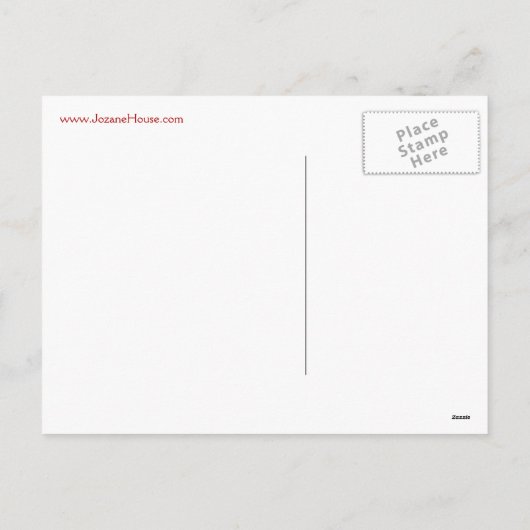 Weihnachts-Tiles Personalisierte Postkarte (Rückseite)