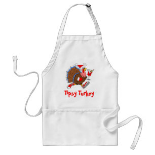 Weihnachts Tipsy Türkei (Martini) Schürze