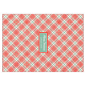 Weihnachts-Tischdecke mit Monogramm-Geschenkidee Tischdecke (Vorderseite (Horizontal))