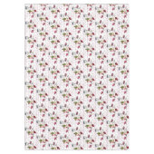 Weihnachts-Tischdecken, rosa Autoelf, Lichter Tischdecke (Vorderseite)