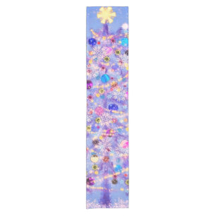 Weihnachts-Tischläufer Schöner Weihnachtsbaum Kurzer Tischläufer