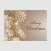 Weihnachts-Tissue/Frohe Weihnachtsschneeflocken Seidenpapier (Vorderseite)