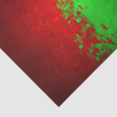 Weihnachts-Tissue Paper Digital Red Green Design Seidenpapier (Ausschnitt)