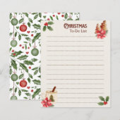 Weihnachts-To-Do-Liste Notizblock (Vorne/Hinten)