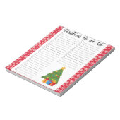 Weihnachts-To-Do-Liste Notizblock (Rotiert)