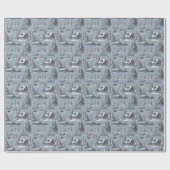 Weihnachts-Toile Geschenkpapier (Flach)