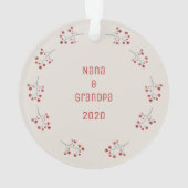 Weihnachts-Toilettenpapier Weihnachtsmann Ornament (Rückseite)