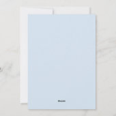 Weihnachts-Toon-Girl im Winterwald Feiertagskarte (Rückseite)