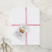 Weihnachts-Topf-Potpourri-Rezept-Tag-Label Geschenkanhänger (Mit Garn)