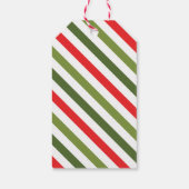 Weihnachts-Topiary-Personalisierte Geschenketags Geschenkanhänger (Rückseite)