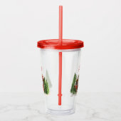 Weihnachts-Trailer-Campingplatz Outdoorsy-Thema Acryltrinkbecher (Rechts)