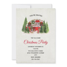 Weihnachts-Trailer-Campingplatz Outdoorsy-Thema