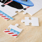 Weihnachts-Trampolin-Puzzle Puzzle (Seite)
