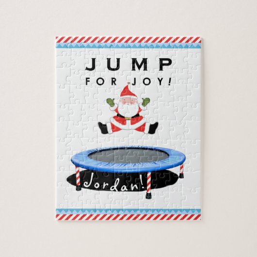 Weihnachts-Trampolin-Puzzle Puzzle (Vertikal)