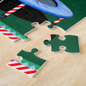 Weihnachts-Trampolin-Puzzle Puzzle (Seite)