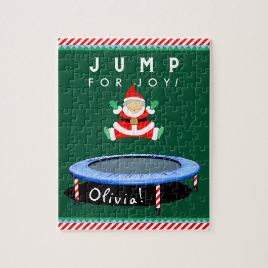 Weihnachts-Trampolin-Puzzle Puzzle (Vertikal)
