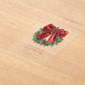 Weihnachts-Transparente Wasserfarbenkreade Acryleinladungen (Ablage )