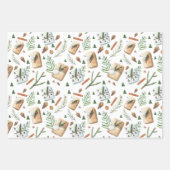 Weihnachts-Trio - Orangen, Holly Berries und Gesch Geschenkpapier Set (Vorderseite 2)