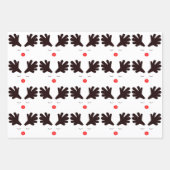 Weihnachts-TriPack-Verpackungsblätter Geschenkpapier Set (Vorderseite 3)