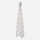 Weihnachts-Tropfen Farben Freude Krawatte (Rückseite)