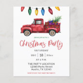 Weihnachts-Truck & Lights Weihnachts-Party (Vorderseite)