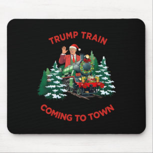 Weihnachts-Trump 2024 - Trump-Zug C Mousepad