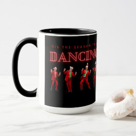 Weihnachts Trump tanzt Tasse 15 oz