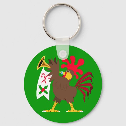 Weihnachts-Trumpf Schlüsselanhänger (Vorderseite)