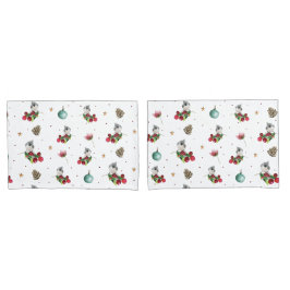 Weihnachts-Tuftow Titmouse Winter Bird-Muster Kissenbezug