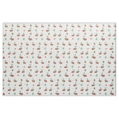 Weihnachts-Tuftow Titmouse Winter Bird-Muster Stoff (Fat Quarter (45,7 x 55,9 cm))